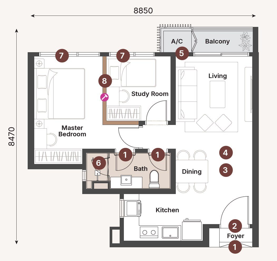 Type A Floor Plan